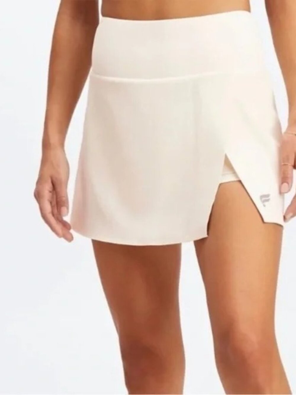 Fabletics Skye Skort II Tennis Skirt L Egret Ivory